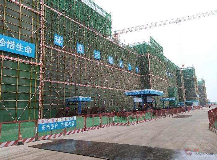 图3-8 24m以上剪刀撑搭设示例图