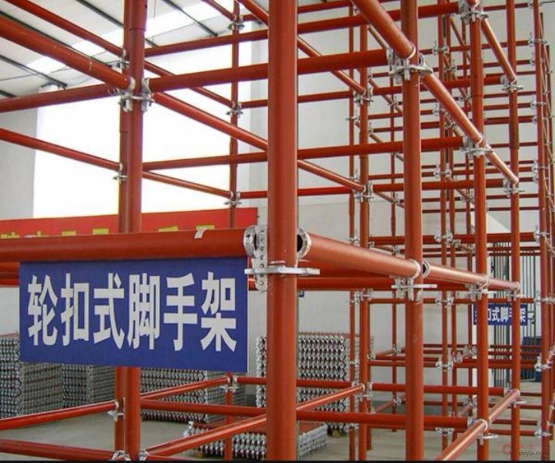 图4-15 承插型轮扣式 支撑立杆设置