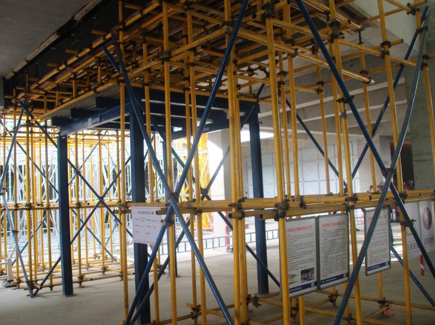 图4-22 后浇带支撑示意图(4)