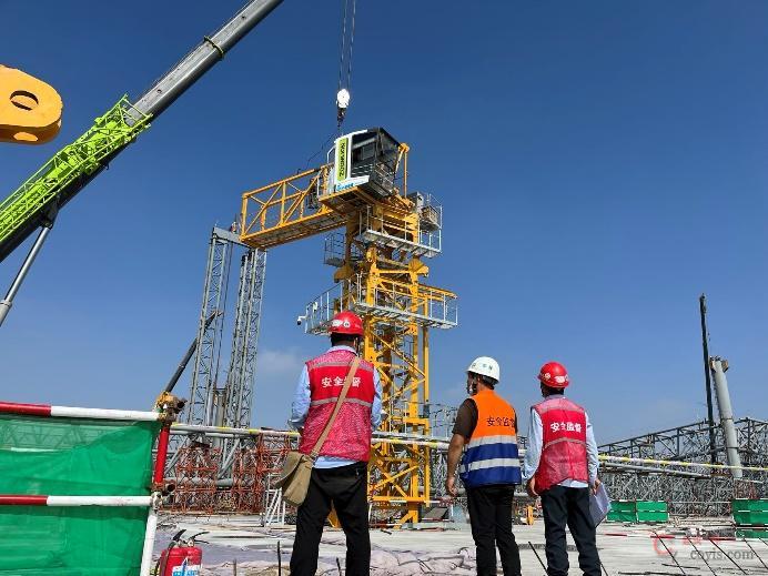 图6-6 塔吊安装旁站监督