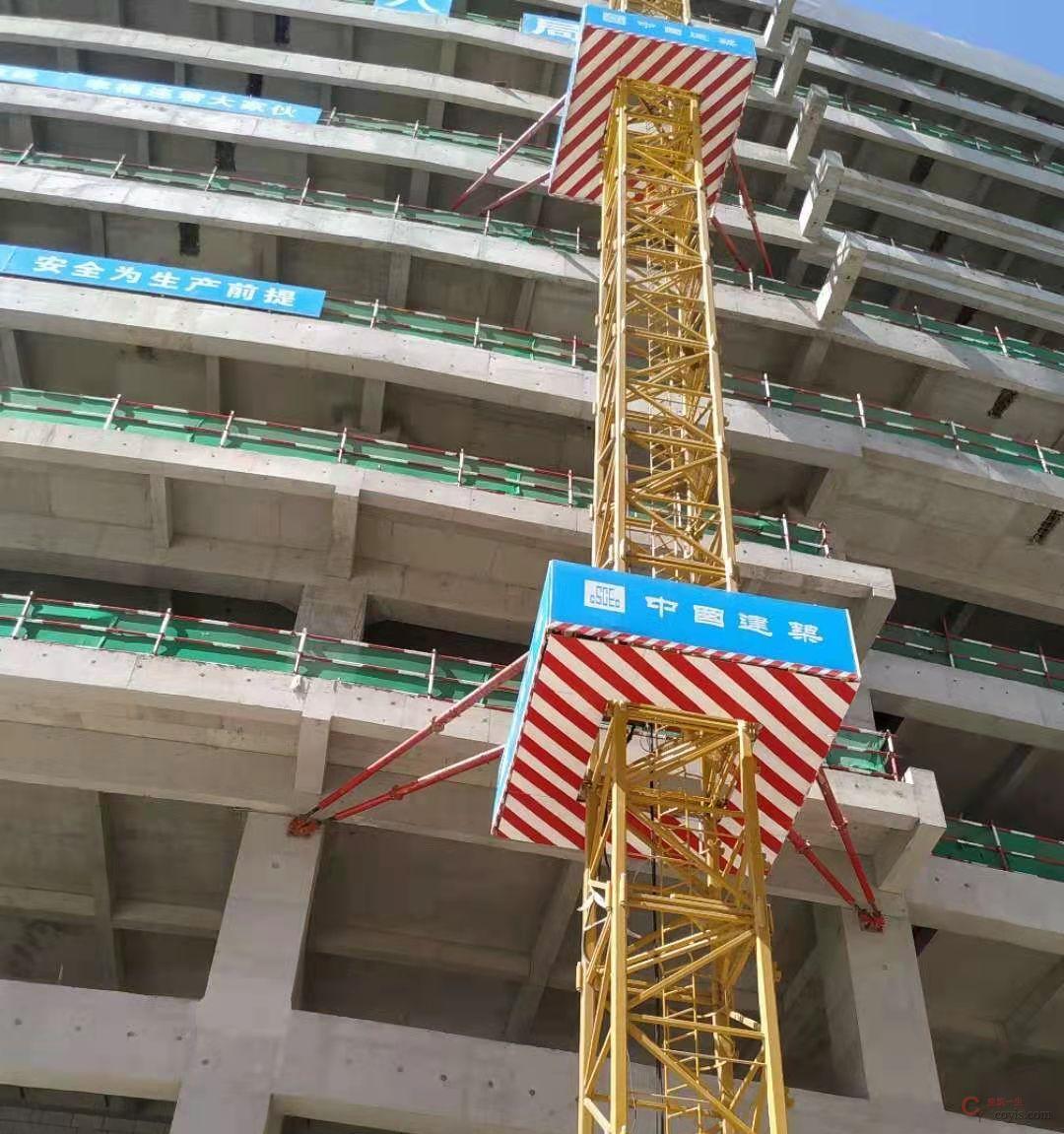 图6-12 塔吊附墙操作平台(方案D)