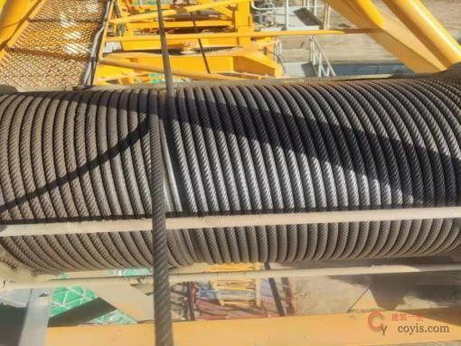 图6-44 塔吊小车卷筒绳槽