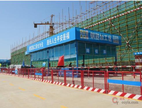 图7-47 半封闭式钢筋加工车间