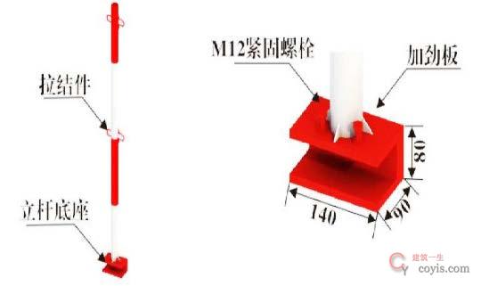 图7-71 立杆及底部支座参考