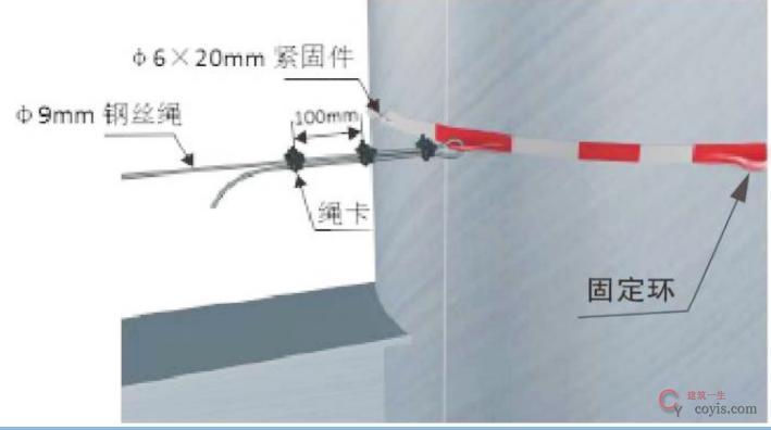 图7-72 抱箍式双道安全绳参考(2)