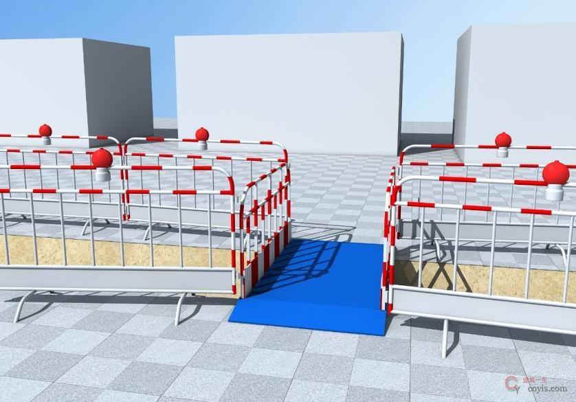 图8-12 简易式行人便桥