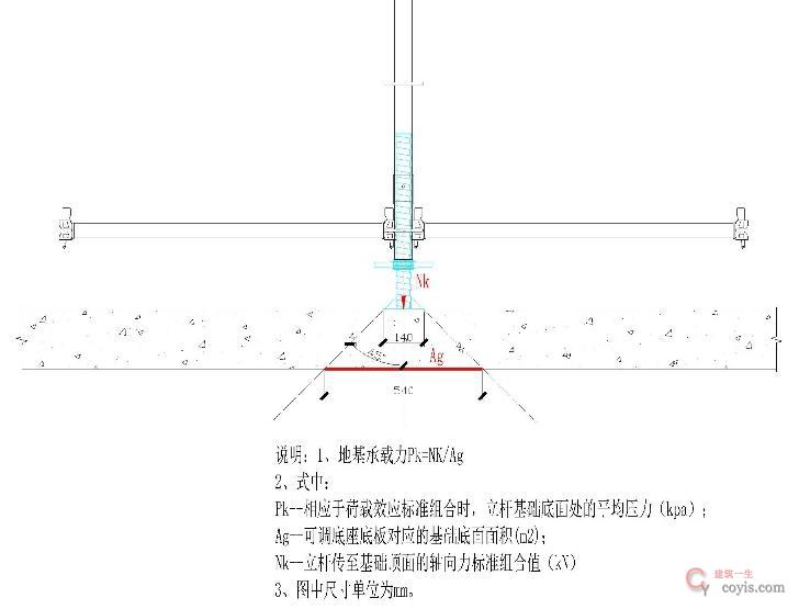 图8-55 地基承载力计算图