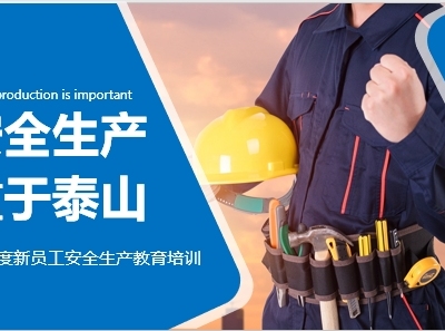 2024年度新员工安全生产教育培训 P13丨PPT可下载