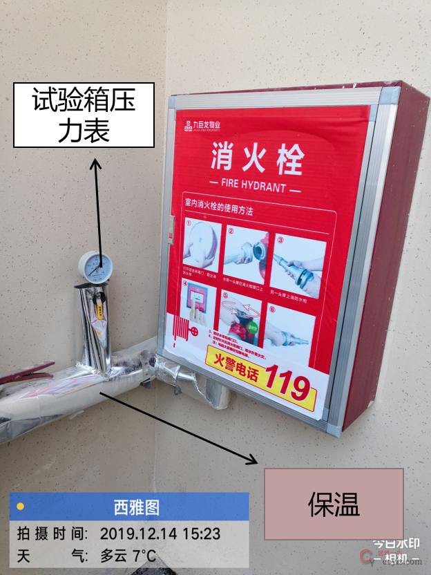 屋面试验消防箱