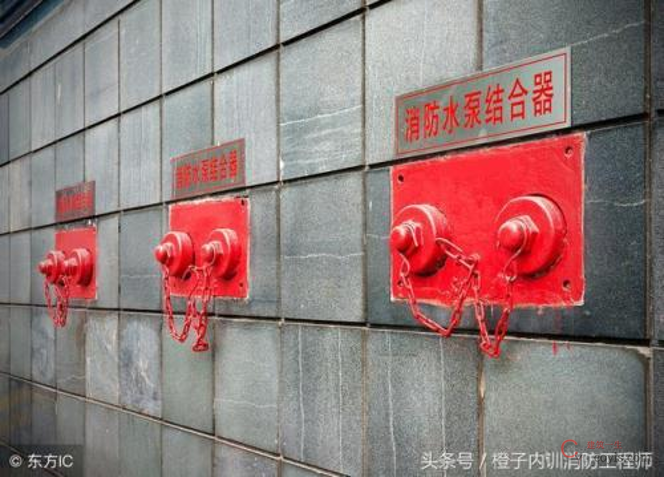 墙壁式水泵接合器